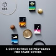 thumbnail image 2 of POINTERTECK Good Ideas Tales of The Space Age 21340 Adult Building Set  Build and Display 4 Connectible 3D Postcard Models  Gift Idea for Sci-Fi and Astronomy Lovers to Build and Hang or, 2 of 6