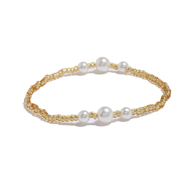 Rice Bead Ankle Bracelet Unique Colour-fast Ankles Chains Exquisite Handmade Multi-purpose Chic Girls Anklets Feet Decor 25