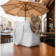 thumbnail image 4 of Lightweight Shoulder Strap Travel Tote for Cats and Small Dogs with Breathable Mesh Window Secure Portable Outdoor, 4 of 4