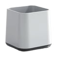 thumbnail image 2 of Toothbrush Holder Mouthwash Cup Set Bathroom Organization Countertop Storage Oral Care Accessories Durable Plastic Design In Gray Color Gray, 2 of 6