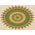 thumbnail image 1 of Ahgly Company Tapis d'Intérieur Lavables en Machine Rectangulaire Transitionnel Or Brun, 5' x 7', 1 of 7