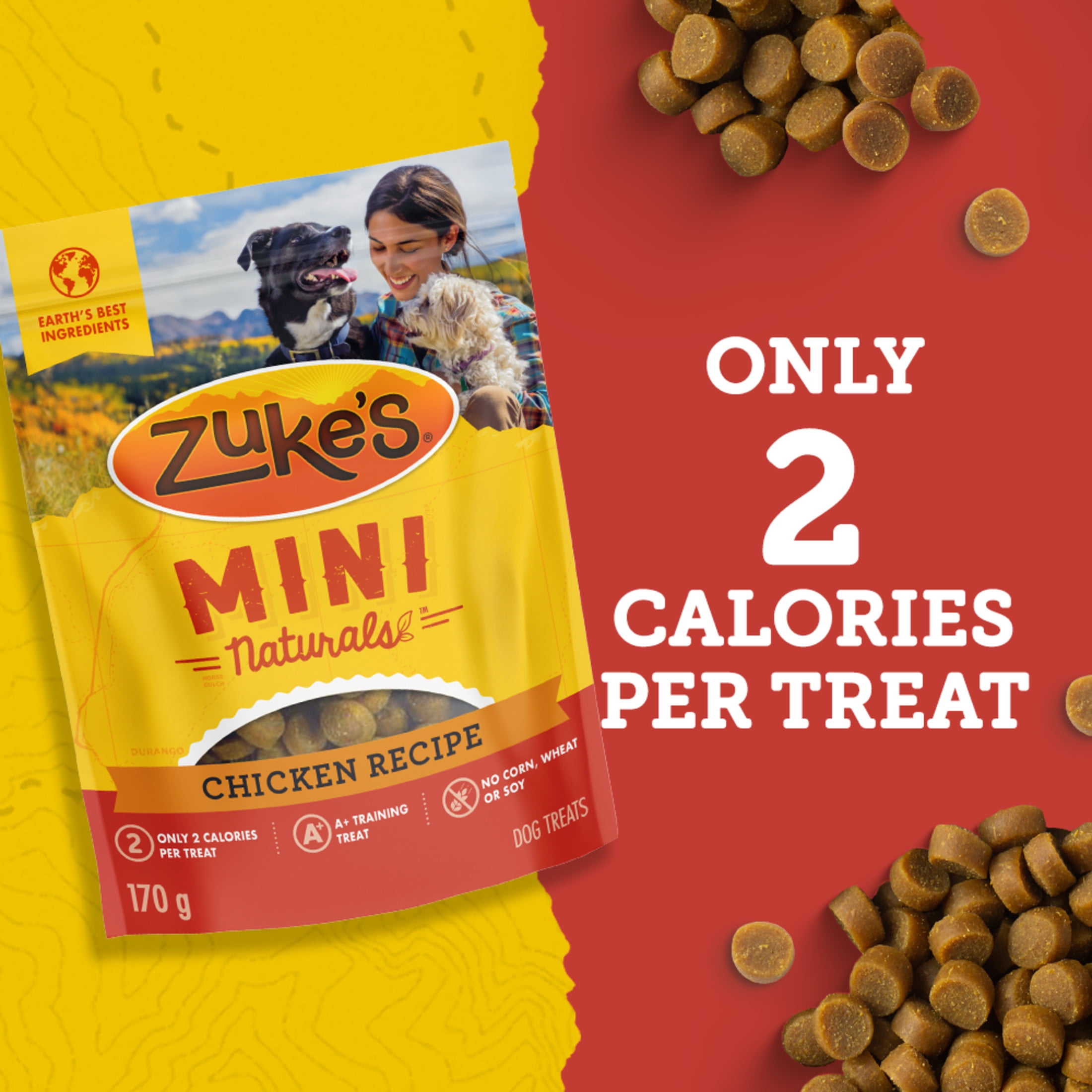 Zuke’s Mini Naturals Recette au Poulet, Gâteries pour Chiens