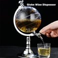 thumbnail image 2 of Distributeur de Boissons Globe Whisky Carafeer Distributeur d'Alcool avec Robinet, 2 of 8