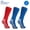 1 Red 2 Blue, variant on Pack of 3 Pairs - XXXL Non-Skid Bariatric Extra Wide Slipper Socks for People with Swollen feet Diabetes & Edema (Black)