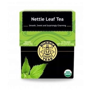 Organic Nettle Thé à feuilles - Kosher, sans caféine, sans OGM - 18 Sacs à thé sans bouffées