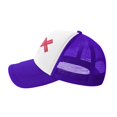 thumbnail image 3 of Yeshua Jesus Christian Trucker Hats Purple One Size Adjustable Snapback Hat, 3 of 5
