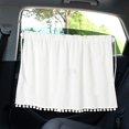 thumbnail image 4 of Lksixu Car Accessories Car Curtain Shading Curtain Cloth Art Car Sunscreen Heat Insulation Shading Curtain Cute Car Interior Accessories Universal Car Interior Accessory, 4 of 8