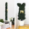 thumbnail image 1 of weibbin 29.5 Inch Simulation Green Rabbit Shaped Topiary Tree Artificial Plant Ground Plug For Garden Patio Outdoor Easter Decor, 1 of 9