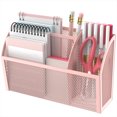 thumbnail image 2 of YAOMOBB Magnetic Storage Organizer Magnetic Stationery Storage Organizer Rack 3 Compartment Holder for Fridge or Whiteboard, 2 of 6