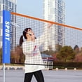 thumbnail image 3 of ZheElen Polyester Wide Application Tennis Net Enjoy Multi-sport Fun Anywhere Tennis Multi-purpose Net Robust As Shown 1Set, 3 of 6