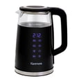 thumbnail image 1 of Kenmore 1.7L Electric Kettle Portable Electric Glass Kettle with Temperature Control Digital Display, Lid Glass Electric Kettle, Black, 1 of 7
