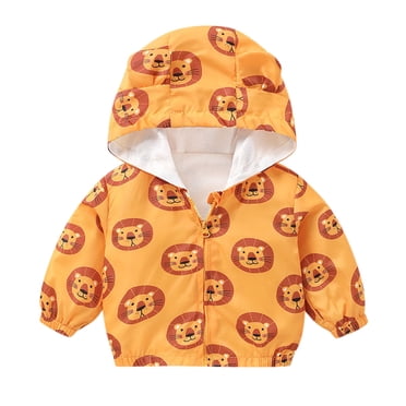 TIWEKE Baby Jacket 0-3 Months,Children Kids Toddler Baby Boys Girls Cute Cartoon Animals Print Long Sleeve Coats Outer Outwear Outfits Clothes,Size 6-12 Months