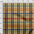 thumbnail image 1 of oneOone Viscose Chiffon Pale Orange Fabric Madras Check Craft Projects Decor Fabric Printed By The Yard 42 Inches Wide, 1 of 4