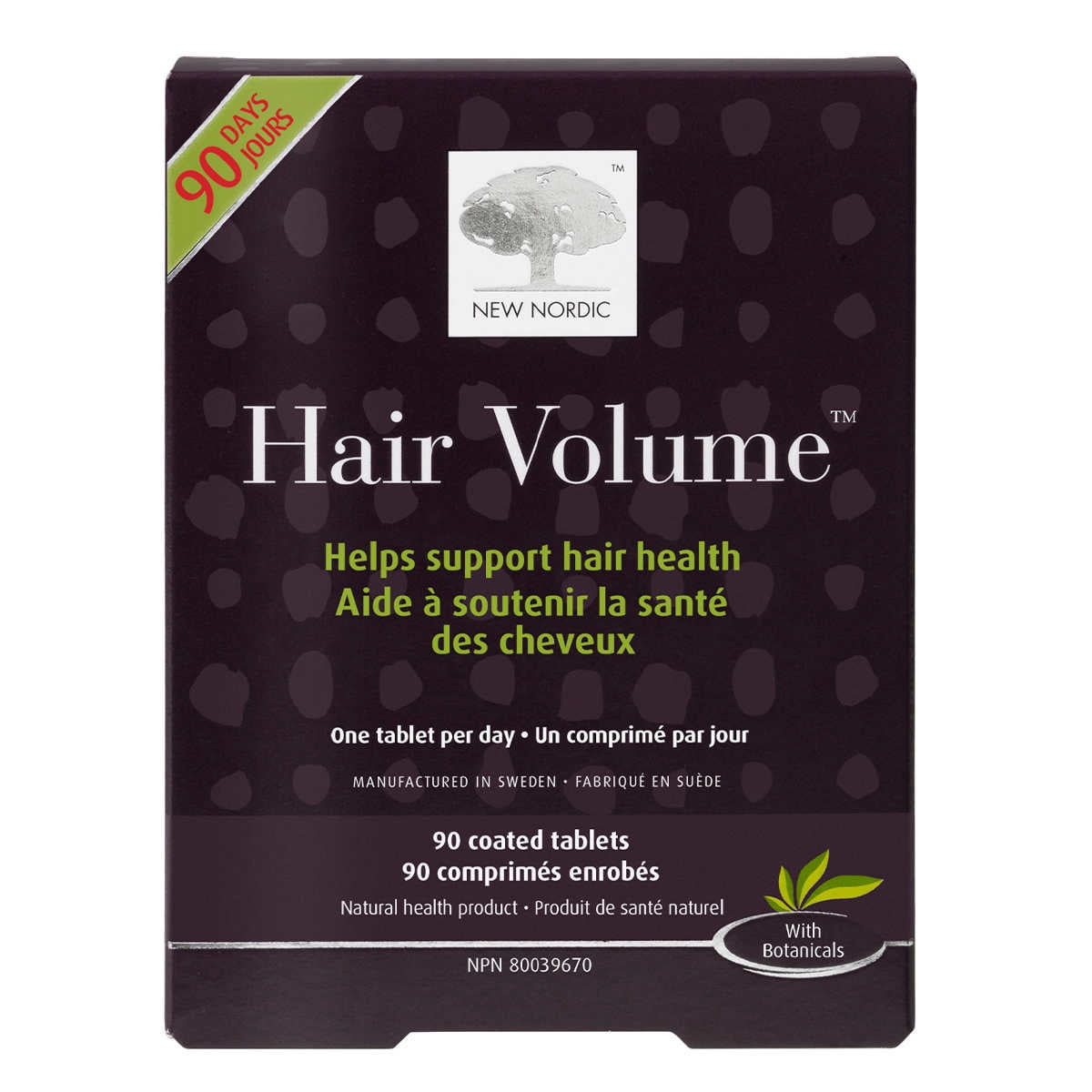 Nordic Volume Hair Boost, 90 Tablets