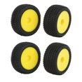thumbnail image 2 of Pneus de Roue RC, Pneus en Caoutchouc RC Solides 4Pcs Faciles à Installer pour 1/10 Véhicules hors Route, 2 of 8
