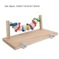 thumbnail image 4 of Hamster Chewing Toy, Wood Jumping Platform Multifunction Hamster Toy, Environmental Friendly For Hamster, 4 of 8