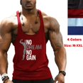 thumbnail image 5 of Body Fitness Tops Gym Stringer Workout Vest Singlet Men Shirt, 5 of 5