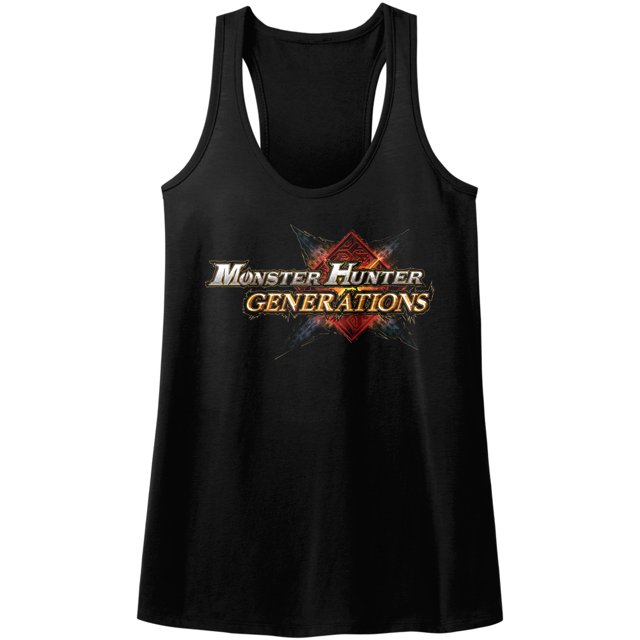 Monster Hunter Mhg Logo Generation Capcom Action Quest Video Game Womens Tank T