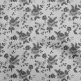 thumbnail image 1 of oneOone Cotton Cambric Gray Fabric Florals Sewing Craft Projects Fabric Prints By Yard 56 Inch Wide, 1 of 4