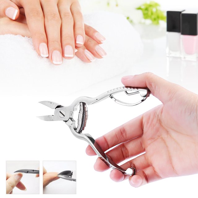 Sonew New Barrel Spring Stainless Steel Toe Finger Cuticle Nipper Manicure Clipper Chiropody Cutter , Manicure Clipper, Chiropody Cutter