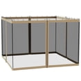 thumbnail image 1 of Outsunny Replacement Mosquito Netting for Gazebo 10' x 10' with Zippers, 1 of 10