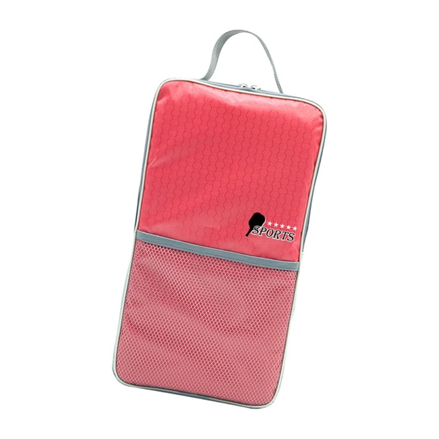 jinwen Sac Pochette pour Raquette de Pickleball Housse de Pagaie de Tennis de Table pour Compétition Intérieure Rouge Enfants