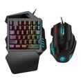 thumbnail image 4 of HXSJ J50 Souris de Jeu à une Main Ensemble Clavier Accessoire Informatique pour Win2000 / Android / OS X, 4 of 14