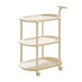 thumbnail image 1 of YIMWNYI Rolling Side Table with Wheels, 2-Tier Portable End Table, Mobile Nightstand, Storage Organizer for Small Spaces, Bedroom, Living Room, and Kitchen with Silent Rolling Wheels, 1 of 6