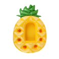 thumbnail image 1 of Multiple Slot Inflatable Floating Drink Holder for Poolside Cabana Bars and Beach Activities Made from PVC (Pineapple), 1 of 9