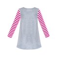 thumbnail image 2 of Girls Dress Cotton Long Sleeve Unicorn Embroidery Gray 6 Years, 2 of 6