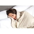 thumbnail image 2 of Safdie & Co. Weighted Blanket Taupe, 2 of 3