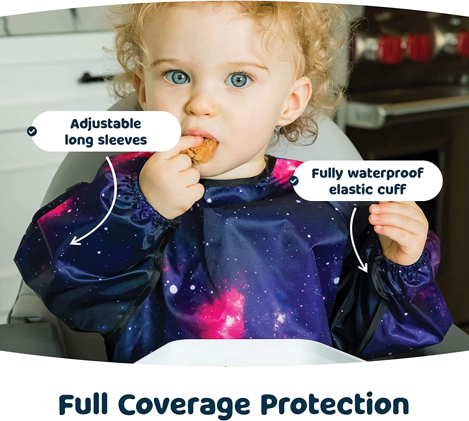 Tiny Twinkle - Mess-proof Full Sleeve Bib