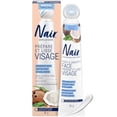 thumbnail image 1 of Nair Prep and Smooth Face, Facial Hair Remover, Touch Free Hair Removal Cream with Sensitive Coconut Milk and Collagen, Dermatologist Tested, 50g, 1 of 8