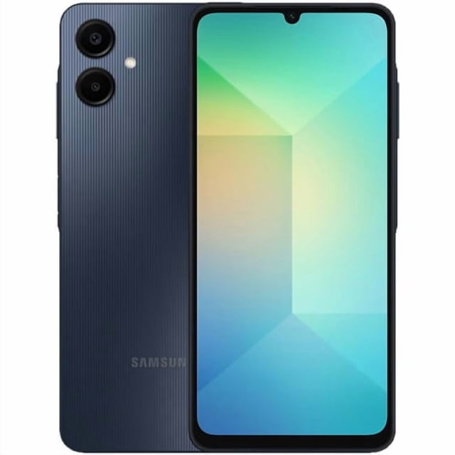 Samsung Galaxy A06 Téléphone Intelligent 5G Noir, Doté d'Un Écran LCD PLS de 6,7 Pouces avec une Résolution de 720x1600px. le Téléphone Dispose d'Un Processeur MediaTek Helio G85, d'Un Stockage de 128 Go et d'Une RAM de 4 Go, Convient au Multitâche et au Jeu. Il Comprend une Caméra Principale de 50MP, un Capteur de Profondeur de 2MP et une Caméra Frontale de 8MP pour des photos et des Vidéos de Haute Qualité. l'Appareil Est Équipé D