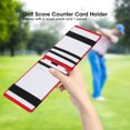 thumbnail image 3 of WALFRONT Golf Score Card Counter Golf Score Card Holder Case with Pencil Camouflage Golf Score Counter Keeper Card Holder, 3 of 7
