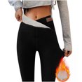 thumbnail image 4 of Legging Chaud pour Femmes Grande Taille 50 % de Réduction en Liquidation Mode Décontractée Pantalon Long Taille Haute Garde au Chaud, 4 of 8
