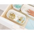 thumbnail image 1 of iDesign Coconut Eco BPA-Free Recycled Plastic Compact Drawer Organizer Bin - 3.6" x 7.2" x 2.4", 1 of 4