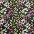thumbnail image 1 of oneOone Georgette Viscose Pink Fabric Leaves Sewing Craft Projects Fabric Prints By Yard 42 Inch Wide-RX, 1 of 5