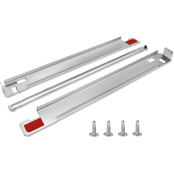 KSTK1 27-inch Laundry Stacking Kit Replacement for LG Washer Dryer Stacking Kit KSTK1 by - Solid Metal with Chrome Coated - WSTK1 KSTK1 Lg Stacking Kit 27
