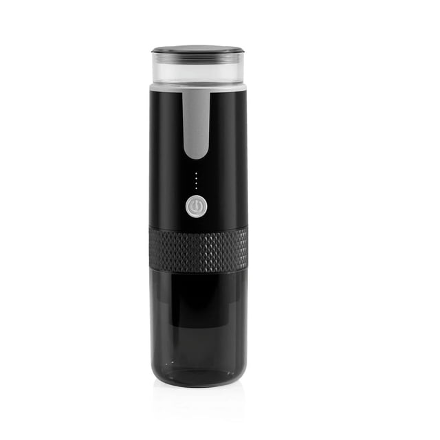 Machine à Café Portable Cafetière Électrique Cafetière à Capsules de Café Moulu Compatible avec Poudre de Café et Capsules de Café,Portable