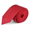 thumbnail image 2 of Moda Di Raza , Cravates pour Hommes, Cravates Longues pour Hommes, Cravates Fines, Cravates Fines pour Hommes, Cravates pour Hommes - Cravate Rouge, 2 Pouces de Large, 2 of 4