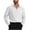 White, variant on Ohufall Mens Dress Shirts Elegant Long Sleeve Work Wear Business Casual Top Shirts Formal Turn Down Collar Button Big and Tall Men's Dress Shirts