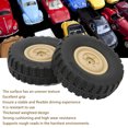 thumbnail image 4 of Pneus RC, 4pcs Usure Résistance Professionnelle Forte Adhérence Roues de Voiture RC pour Voiture RC Kaki, Vert, 4 of 8