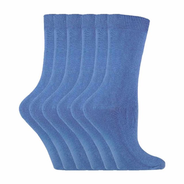 Sock Snob - 6 Paires de Chaussettes Cheville pour Femmes, Couleur Unie, Riche en Coton