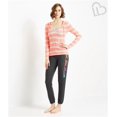 thumbnail image 3 of Aeropostale Chandail à Capuche Rayé pour Femmes, Orange, Juniors, Très Grand, 3 of 3