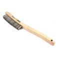 thumbnail image 1 of Forney Industries Inc 70521 Brosse à Rayures en Fil d'Acier Inoxydable avec Manche en Bois, 1 of 5