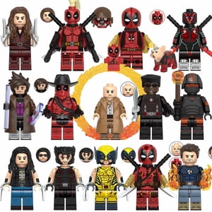 14 PCS Action Hero Minifigures Set, 1.77-3.14 Inch Character Building Blocks Toy for Kids and Collectors