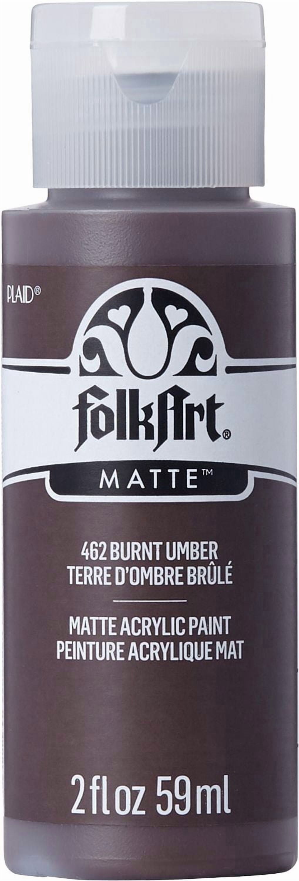 Peinture acrylique mate FolkArt, 2 oz, Terre d’Ombre Brûlée