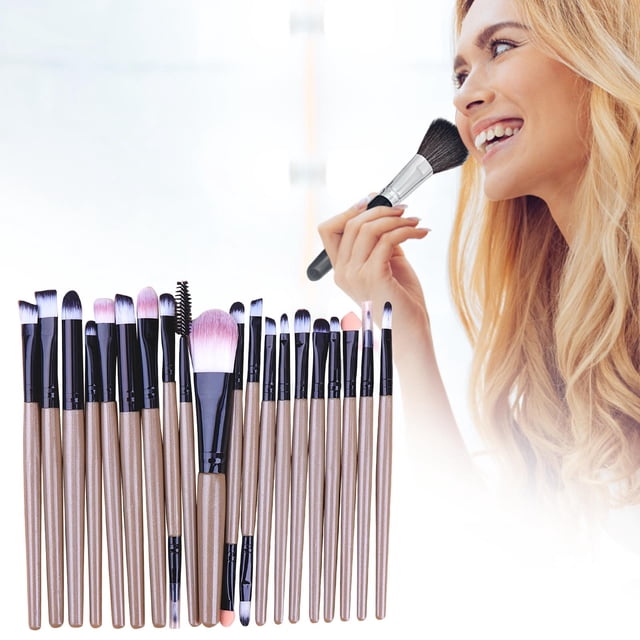 FcBaudy Makeup Brushes, Makeup Kit 20 Eye Brushes Makeup Brushes Beauty Tools Makeup Brushes fold hode