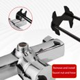 thumbnail image 2 of TFixol 7-in-1 Multi-Functional Basin Wrench Set for Faucet, Sink, and Pipe Maintenance - Black, Type A, Metal Construction, Compact Design, 2 of 6